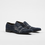 Textured Loafer // Navy (US: 6.5)