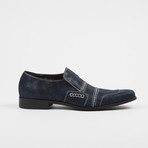 Textured Loafer // Navy (US: 6.5)