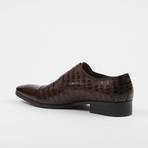 Double Monk Strap Leather Dress Shoes // Brown (US: 10)