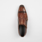 Andy Monk Strap Slip-On // Brown (US: 9)