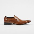 Leather Slip-On Pointed Loafer Shoes // Rusty (US: 11)