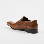 Leather Slip-On Pointed Loafer Shoes // Rusty (US: 8)
