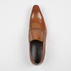 Leather Slip-On Pointed Loafer Shoes // Rusty (US: 7)