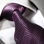 Tie // Solid Purple Lines