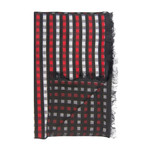 Gingham Scarf // Red