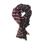 Gingham Scarf // Red