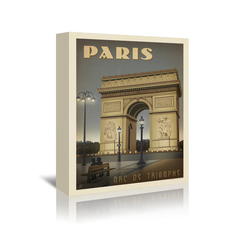 Paris, France // Arc De Triomphe (5"W x 7"H x 1"D)