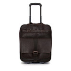 Large Rolling Leather Camera Bag