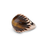 Rose Gold Tiger Pinky Ring (Size 4.75)