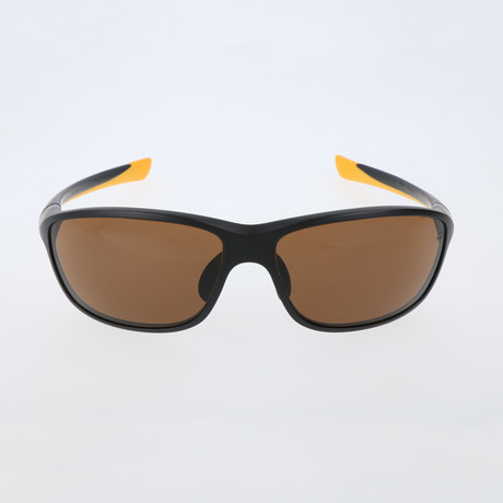 Larenz Sunglasses // Black + Pure + Brown