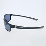 Larenz Sunglasses // Dark Blue + Pure + Watersport