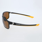 Zino Sunglasses // Black + Yellow + Brown