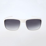 Trucco Sunglasses // White + Pure + Grey