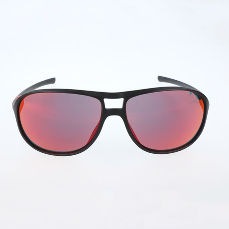 Straub Sunglasses // Black + Red + Grey