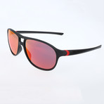 Straub Sunglasses // Black + Red + Grey