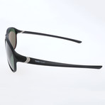 Straub Sunglasses // Black + Pure + Green