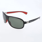 Bohler Sunglasses // Black + Red + Grey