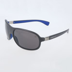 Pascal Sunglasses // Dark Grey + Blue + Grey