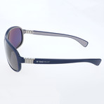 Pascal Sunglasses // Navy Blue + Light Grey + Grey