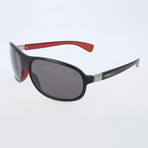 Pascal Sunglasses // Black + Red + Grey
