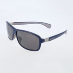 Orlando Sunglasses // Navy Blue + Light Grey + Grey