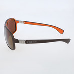 Naldi Sunglasses // Dark Brown + Orange + Brown