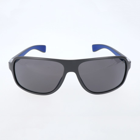 Mandel Sunglasses // Dark Grey + Blue + Grey