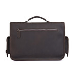Jarvis Leather Briefcase // Brown