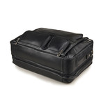 Malta Leather Briefcase (Black)