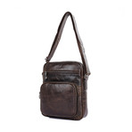 Denson Leather Shoulder Bag (Chocolate)