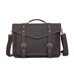 Lucius Leather Briefcase // Brown