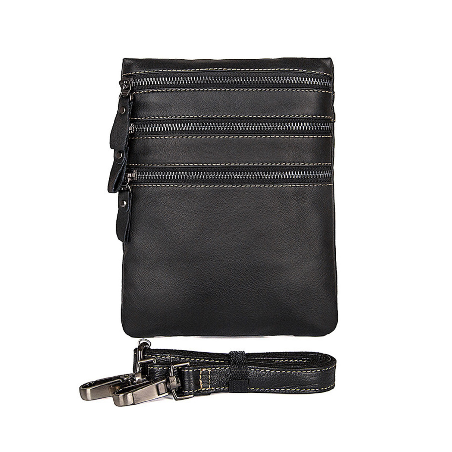 Raddis Sling Leather Bag (Black) - OWNBAG - Touch of Modern