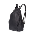 Gaslow Leather Backpack // Black