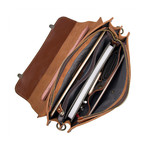 Tarra Leather Bag // Brown