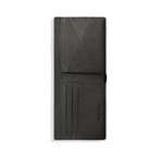 Saffiano Leather Wallet // Black