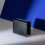 Saffiano Leather Wallet // Indigo