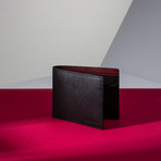 Saffiano Leather Wallet // Merlot