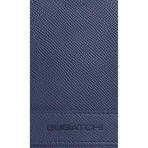 Saffiano Split Leather Duffel // Navy