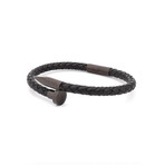 Classic Nail Bracelet // Midnight + Black (Small)