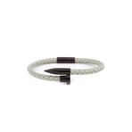 Classic Nail Bracelet // Rhino + Black (Small)