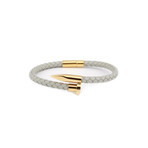 Classic Nail Bracelet // Rhino + Gold (Small)