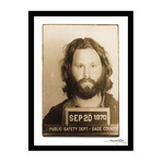 Mugshot // Jim Morrison (12"W x 16"H x 1"D)