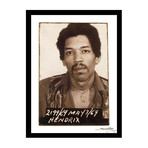 Mugshot // Jimi Hendrix (12"W x 16"H x 1"D)