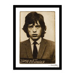 Mugshot // Mick Jagger (12"W x 16"H x 1"D)