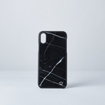 Marble Case // iPhone X (Nero Marquina Black)