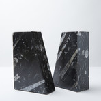 Orthoclase Fossils // 2 Bookends