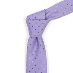 Reversible Tie // Orchid + Purple Patterned