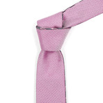 Reversible Tie // Black + Pink Checkered