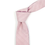 Reversible Tie // Pink + Magenta Plaid