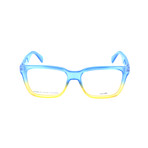 Marc by Marc Jacobs // Davis Frame // Clear Blue + Yellow